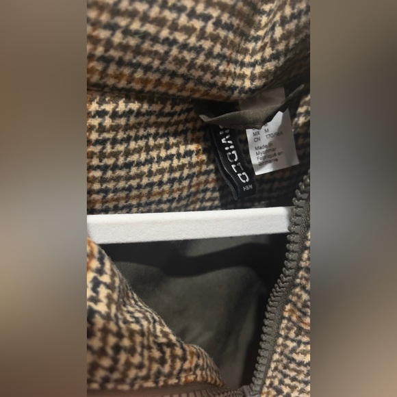 HM Cropped Flannel Houndstooth Vest - Picture 4 of 4